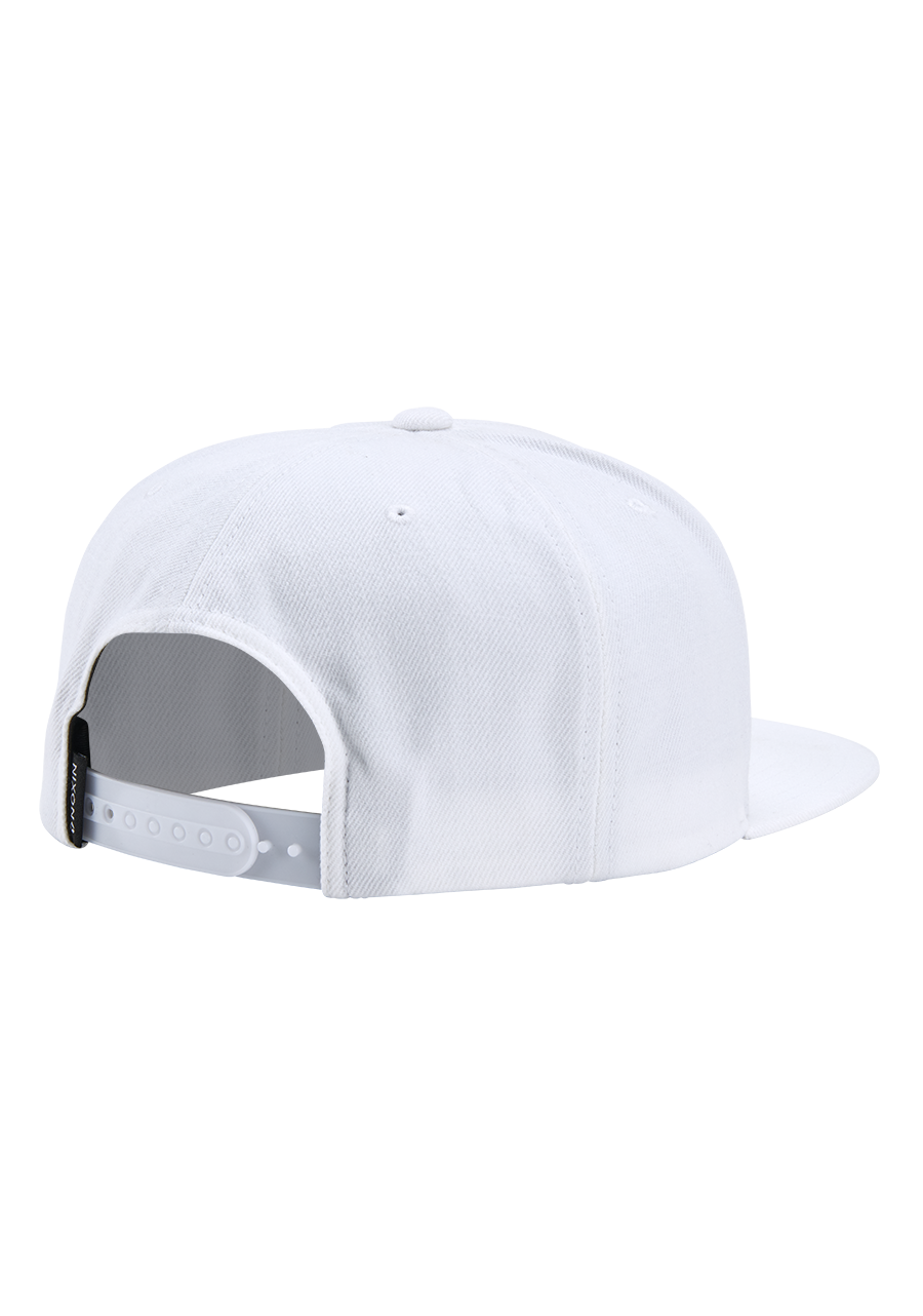 White On White Irongate Snap-back