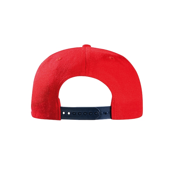 White On Red Irongate Polo Cap