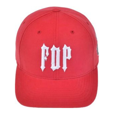 White On Red Irongate Polo Cap